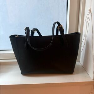 Elegant Black Tote Bag